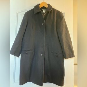 Harve Benard Women’s Long Black PeaCoat